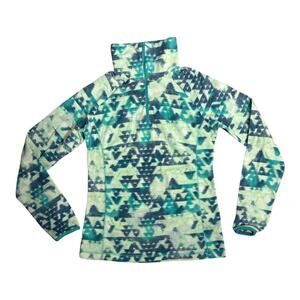 Unique Columbia‎ Blue Green Geometric Fleece
Quarter Zip Pullover S